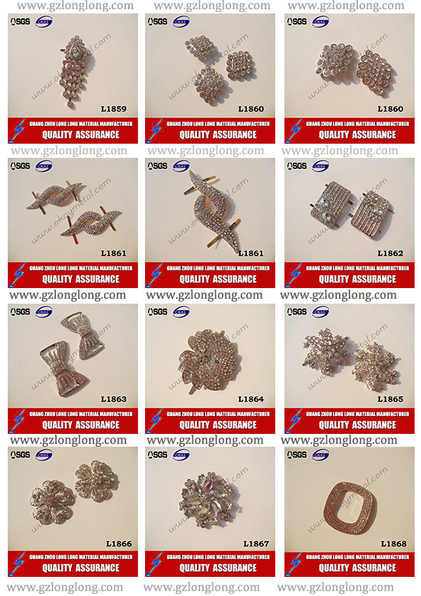  Diamond Metal Shoe Accessory Shoes Buckles
