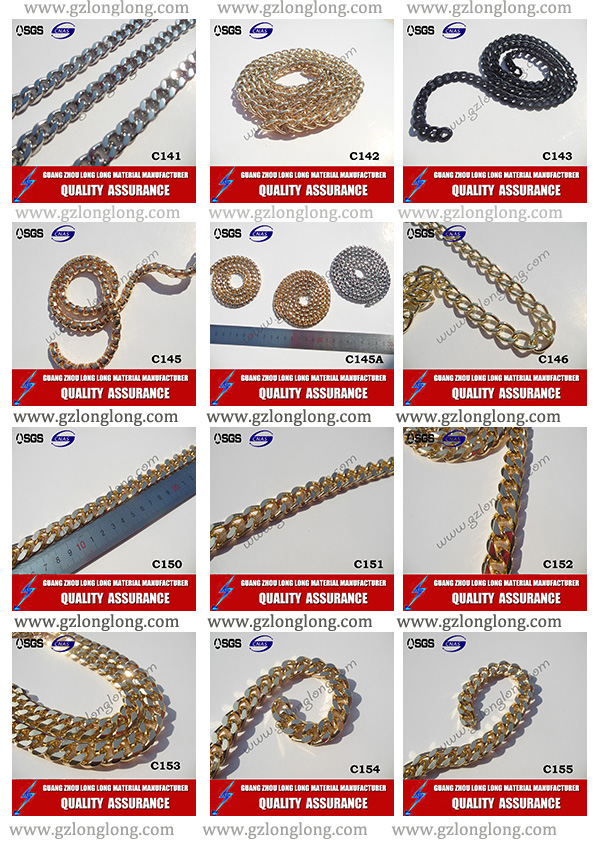 Glossy Black Color Chain