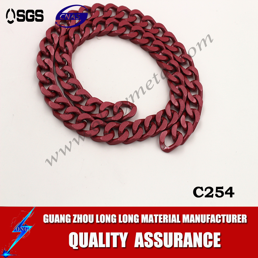 red color metal chain handle for handbag handbag bag chain red color metal chain handle for handbag handbag bag chain