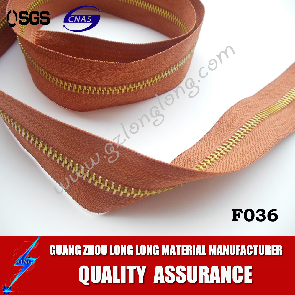2 Way Brass Zipper