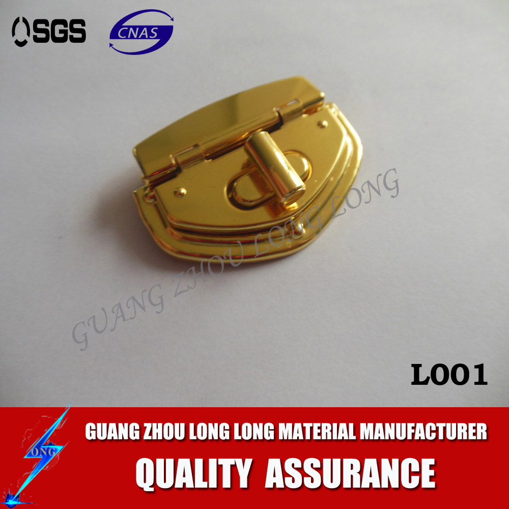 Popular Nickel Custom Metal Bag Push Lock