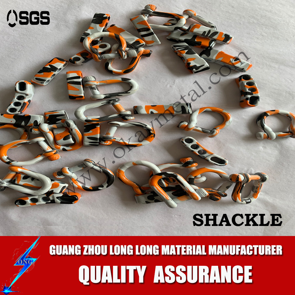 print shackles ,rainbow colorful ,printing shackles Popular D Shackle With Various Styles,Bow shackles
